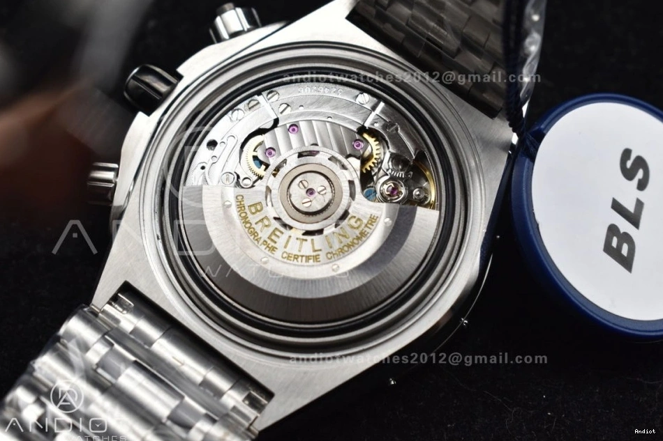 SS SS Edition 44mm Chronomat A7750 on Black 1:1 BLSF Dial B01 Best Bracelet 1112